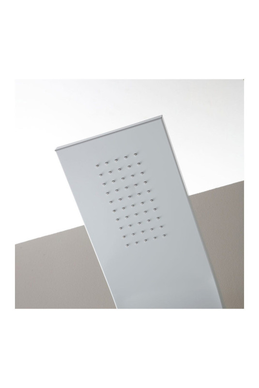 Cabine de douche blanche