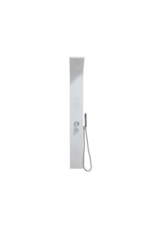 Cabine de douche blanche
