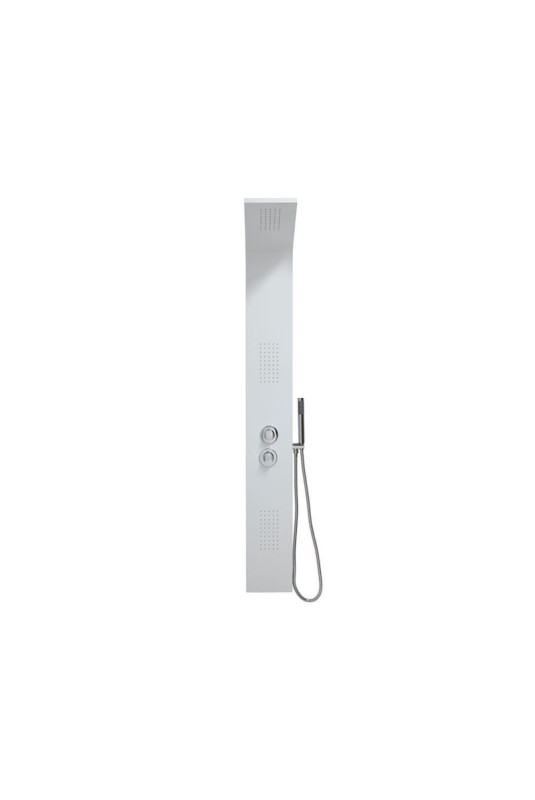 Cabine de douche blanche
