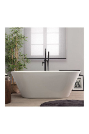 Baignoire îlot Anita blanche 180 cm