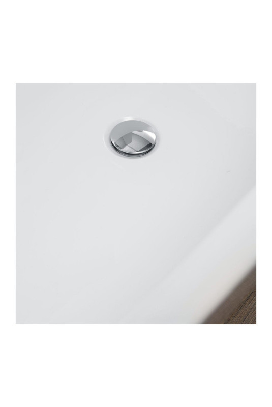 Baignoire îlot Anita blanche 180 cm