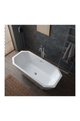 Baignoire îlot Beatrice Blanche 161 cm