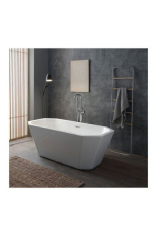 Baignoire îlot Beatrice Blanche 161 cm