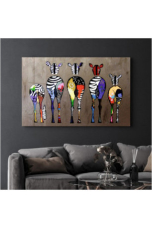 Peinture décorative sur verre trempé - Multicolore