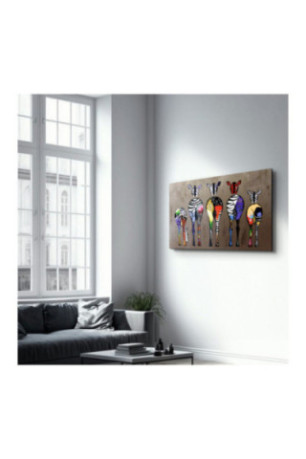 Peinture décorative sur verre trempé - Multicolore