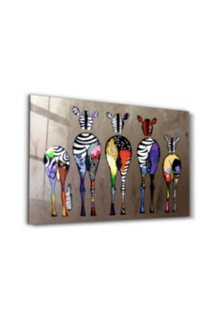 Peinture décorative sur verre trempé - Multicolore