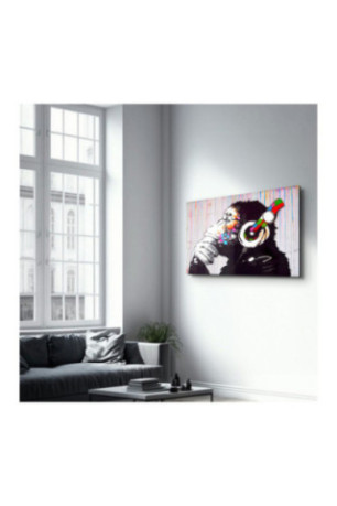 Peinture décorative sur verre trempé - Multicolore
