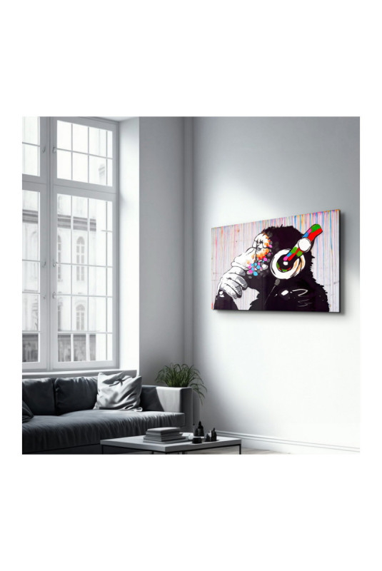 Peinture décorative sur verre trempé - Multicolore