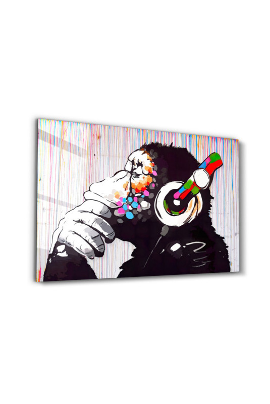 Peinture décorative sur verre trempé - Multicolore