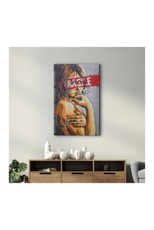 Peinture décorative sur verre trempé - Multicolore
