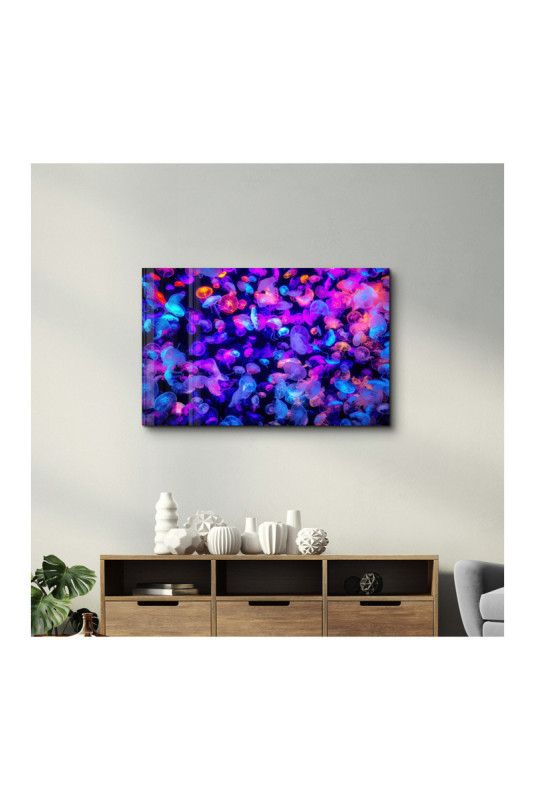 Peinture décorative sur verre trempé - Multicolore