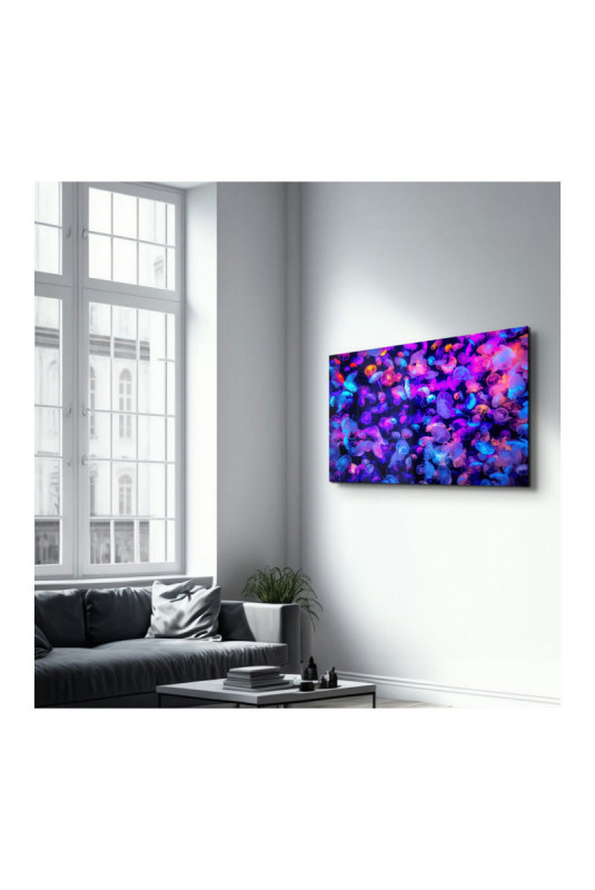 Peinture décorative sur verre trempé - Multicolore