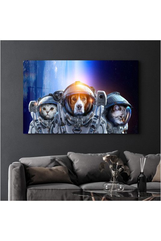 Peinture décorative sur verre trempé - Multicolore