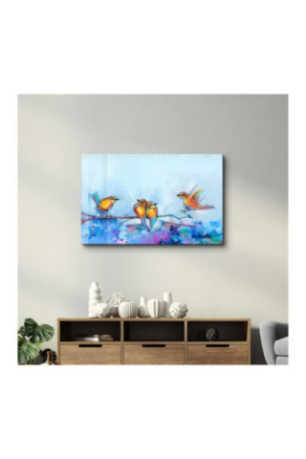 Peinture décorative sur verre trempé - Multicolore