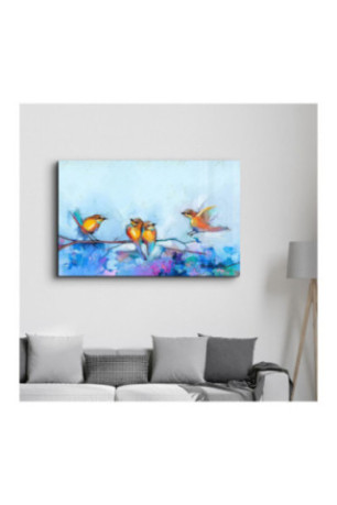 Peinture décorative sur verre trempé - Multicolore