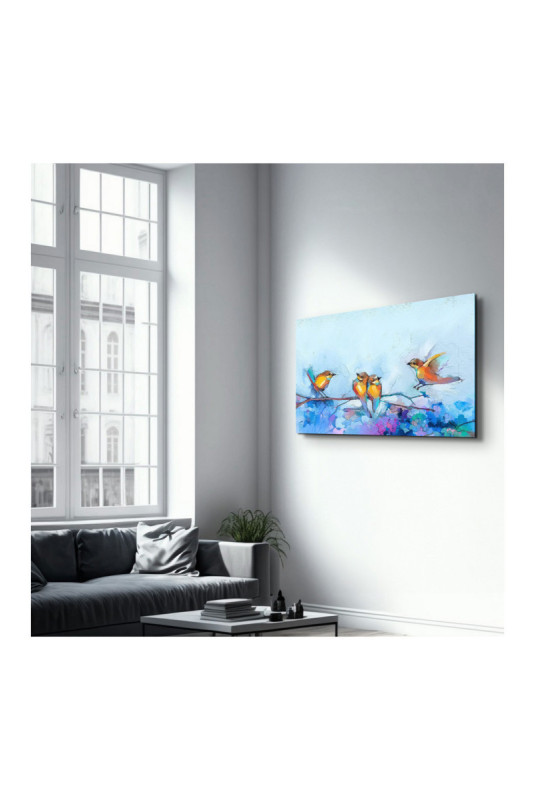 Peinture décorative sur verre trempé - Multicolore