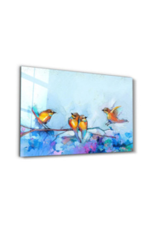 Peinture décorative sur verre trempé - Multicolore