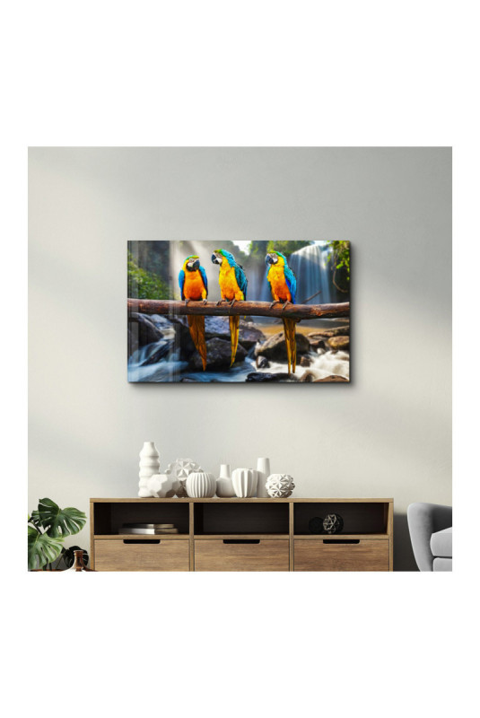 Peinture décorative sur verre trempé - Multicolore