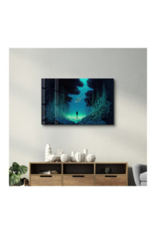Peinture décorative sur verre trempé - Multicolore