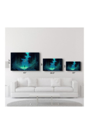 Peinture décorative sur verre trempé - Multicolore