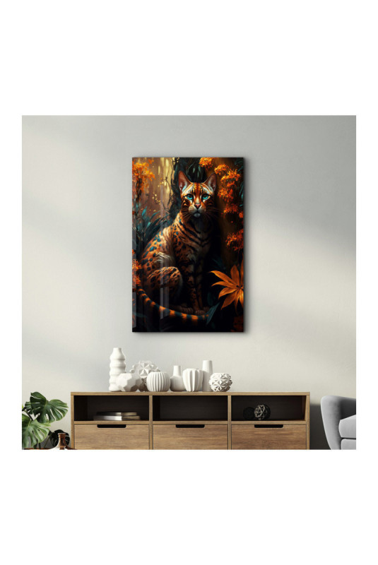 Peinture décorative sur verre trempé - Multicolore