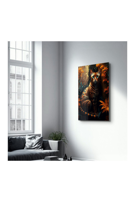 Peinture décorative sur verre trempé - Multicolore