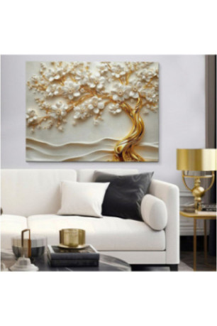 Peinture décorative sur toile - Multicolore