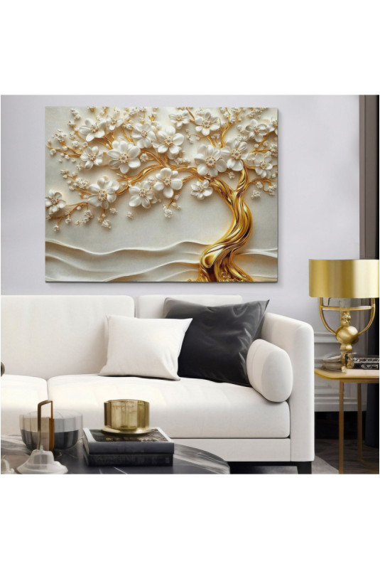 Peinture décorative sur toile - Multicolore