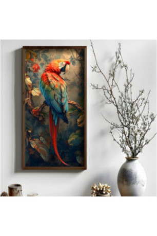 Tableau décoratif encadré en MDF - Multicolore