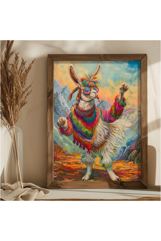 Tableau décoratif encadré en MDF - Multicolore