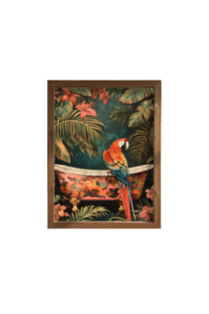 Tableau décoratif encadré en MDF - Multicolore