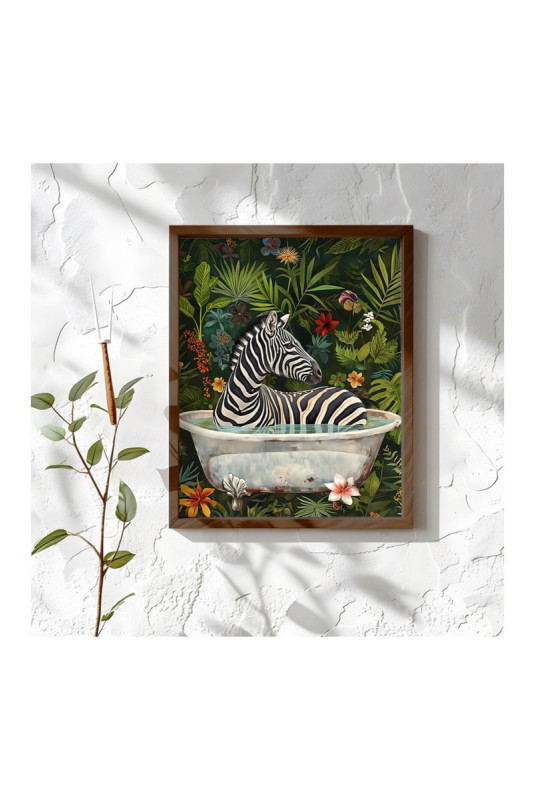 Tableau décoratif encadré en MDF - Multicolore