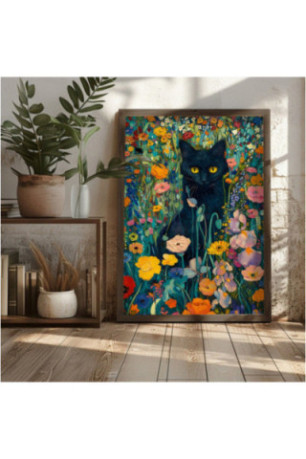 Tableau décoratif encadré en MDF - Multicolore