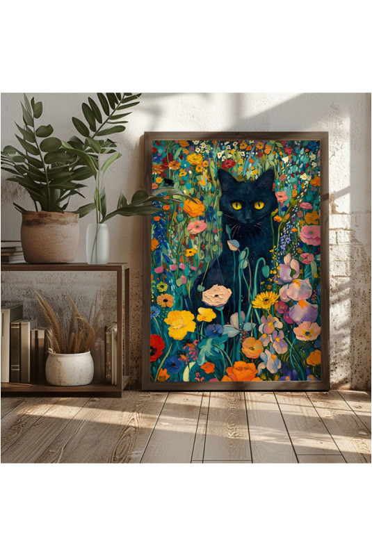 Tableau décoratif encadré en MDF - Multicolore