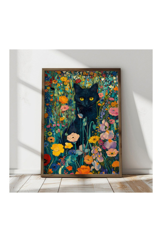 Tableau décoratif encadré en MDF - Multicolore