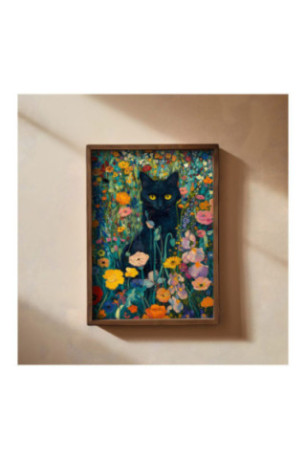 Tableau décoratif encadré en MDF - Multicolore