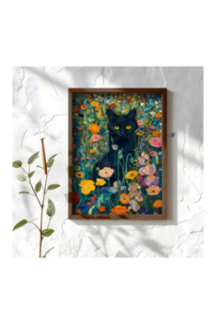 Tableau décoratif encadré en MDF - Multicolore