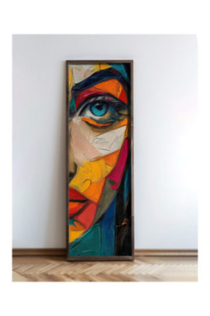 Tableau décoratif encadré en MDF - Multicolore