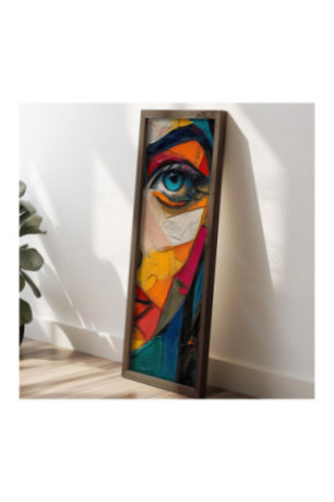 Tableau décoratif encadré en MDF - Multicolore