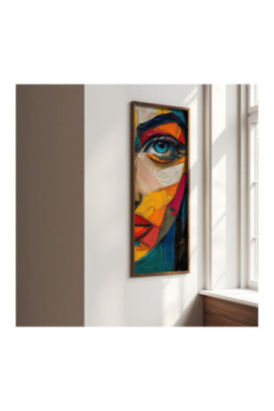 Tableau décoratif encadré en MDF - Multicolore