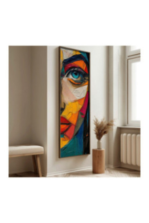 Tableau décoratif encadré en MDF - Multicolore