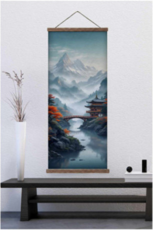 Peinture décorative sur toile - Multicolore