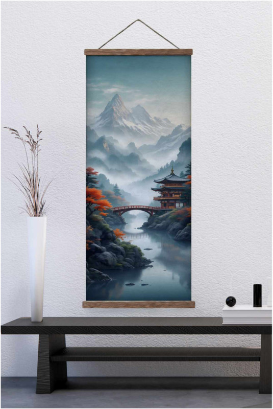 Peinture décorative sur toile - Multicolore