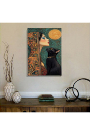 Peinture décorative sur toile - Multicolore