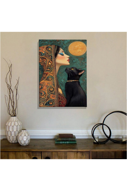 Peinture décorative sur toile - Multicolore