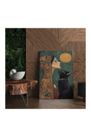 Peinture décorative sur toile - Multicolore