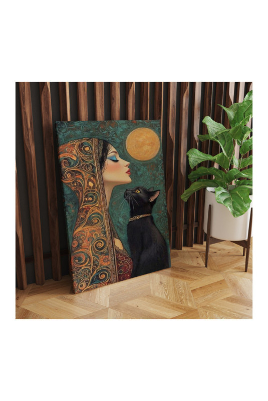 Peinture décorative sur toile - Multicolore