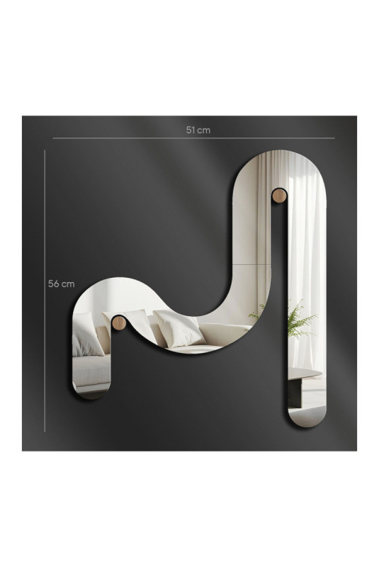 Miroir décoratif - Argent
