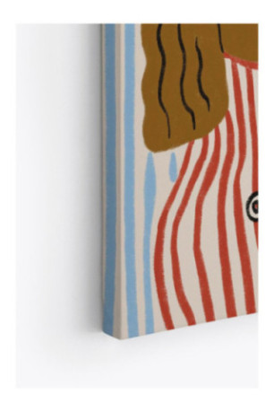 Peinture décorative sur toile (6 pièces) - Multicolore
