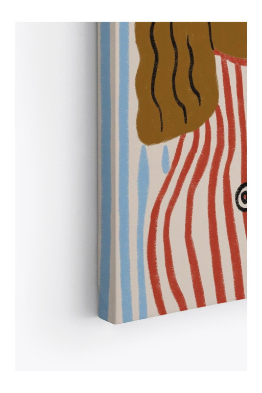 Peinture décorative sur toile (6 pièces) - Multicolore